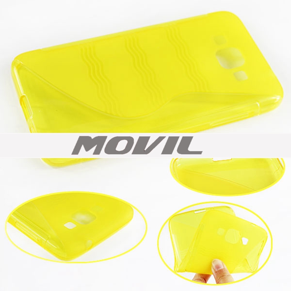 NP-2039 Transparente tpu funda para Samsung Galaxy Grand Max G720N0-7